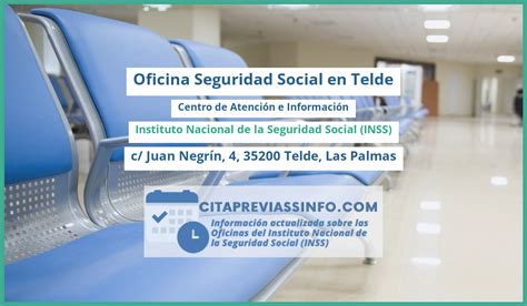 Seguridad Social ( INSS ) Telde (Cita Previa)